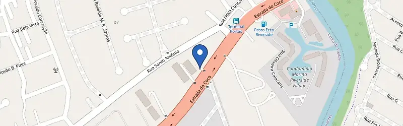 Mapa da estação Caprisbella