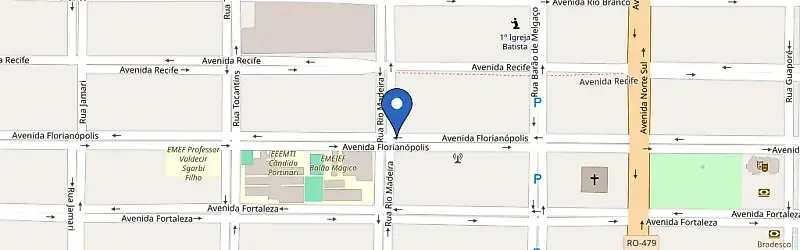 Mapa da estação Vieira