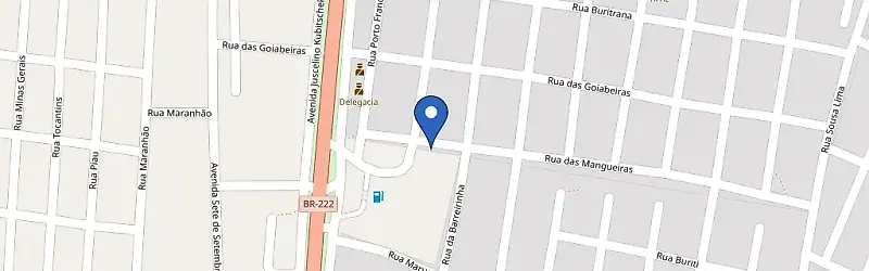 Mapa da estação Compartilhável Emergência