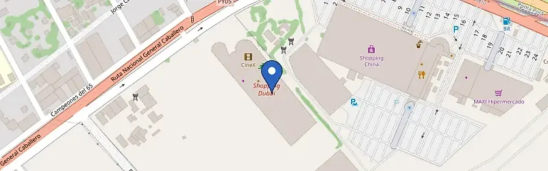 Mapa da estação Pyae Shopping Dubai
