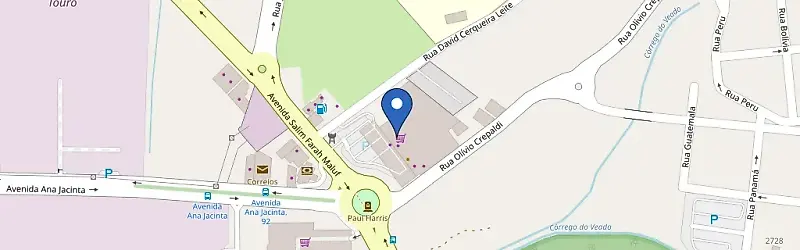Mapa da estação Max Atacadista Jardim Eldorado