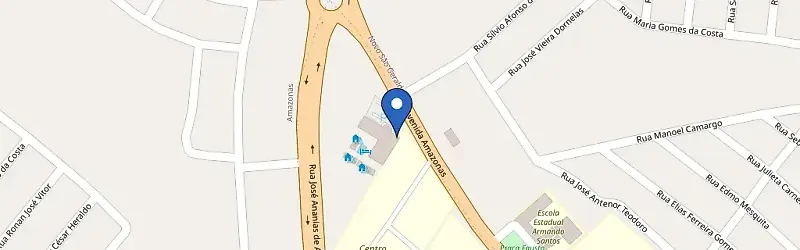 Mapa da estação Hotel Dona Beja