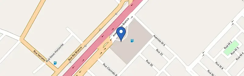 Mapa da estação Fastpower Jacaré-Acreúna