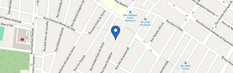 Mapa da estação Garagem Pontual Transportes LTDA