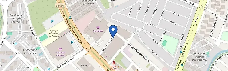 Mapa da estação Gotec Energia Solar
