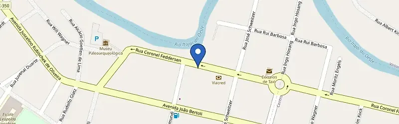 Mapa da estação Hotel Taió