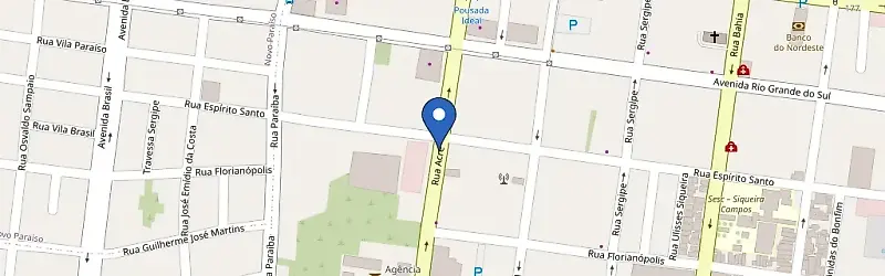Mapa da estação Hiper Volt