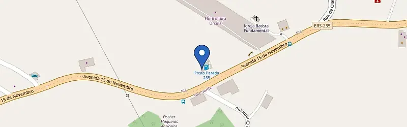 Mapa da estação Posto Parada