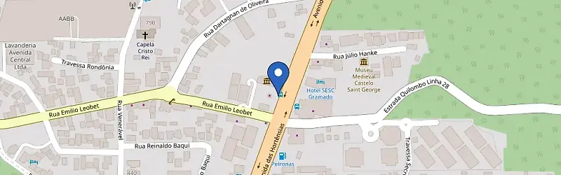 Mapa da estação Hollywood DreamCars