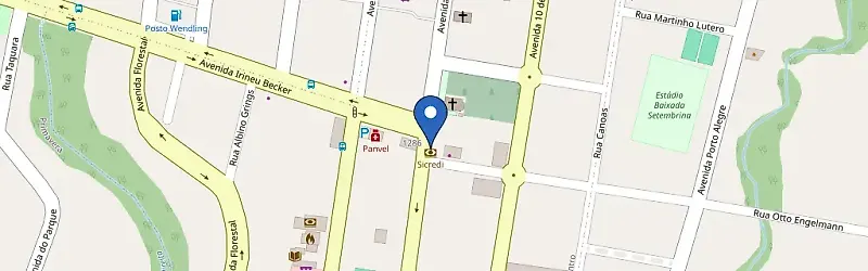 Mapa da estação Sicredi