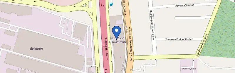 Mapa da estação Desco Super & Atacado