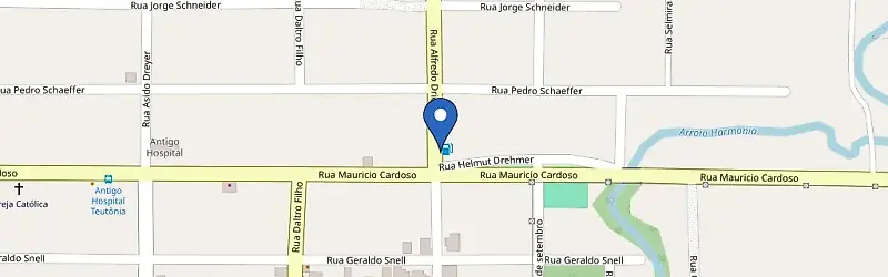 Mapa da estação Posto Brune