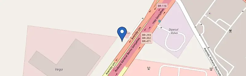 Mapa da estação Sau524 Ecosul - Km524
