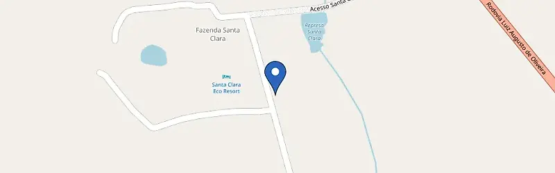 Mapa da estação Santa Clara Resort