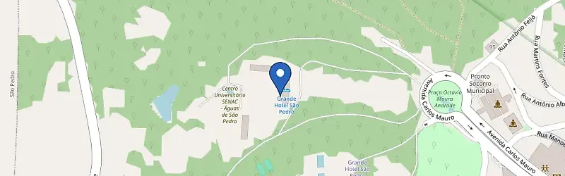 Mapa da estação Grande Hotel São Pedro