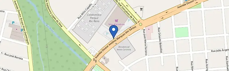 Mapa da estação Max Atacadista