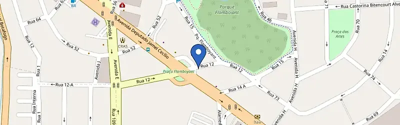 Mapa da estação BYD Vitória Motors