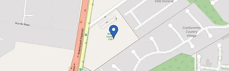 Mapa da estação Porsche - Tennis Country Club