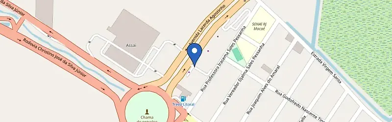Mapa da estação GW Líder