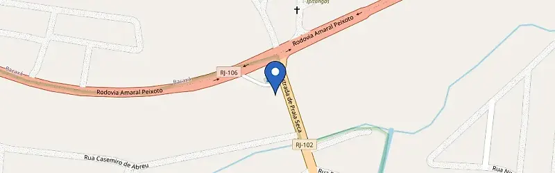 Mapa da estação Trevo De Praia Seca