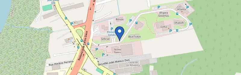 Mapa da estação Clube Charger Dayback