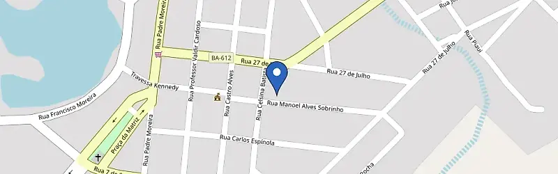 Mapa da estação Antonio Robério