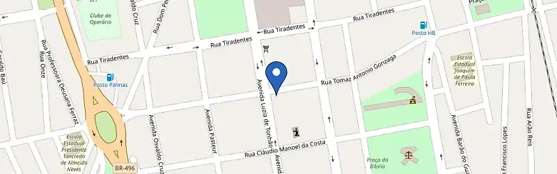 Mapa da estação Hotel Letícia