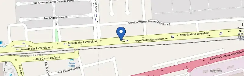 Mapa da estação Allma BYD Marília