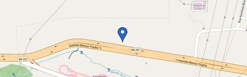 Mapa da estação BYD Vitória Motors