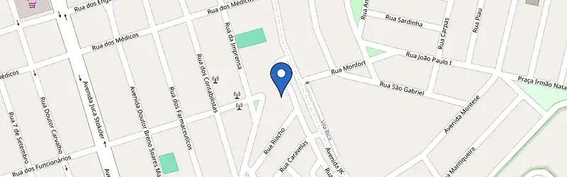 Mapa da estação Residencial