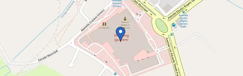 Mapa da estação Iguatemi Ribeirão Preto