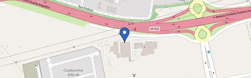 Mapa da estação Santa Emília Volkswagen