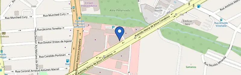 Mapa da estação Renault Euro Jardim Palma Travessos