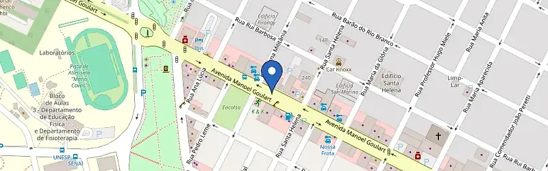 Mapa da estação Eletrosul Materiais Elétricos Ltda