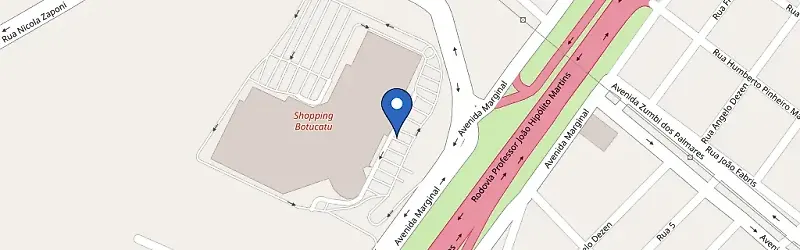 Mapa da estação Shopping Park Botucatu