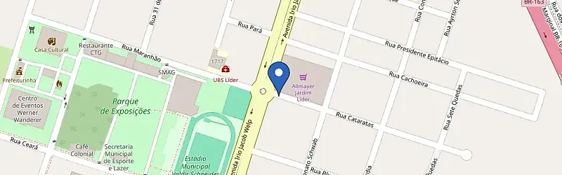 Mapa da estação Allmayer Supermercado Jardim Líder