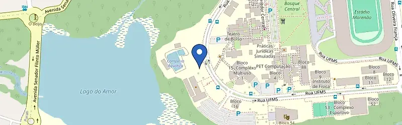 Mapa da estação UFMS Desativado, Sem Previsão