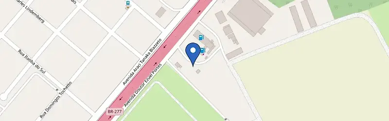 Mapa da estação Posto Ipiranga