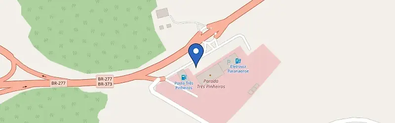 Mapa da estação Restaurante Três Pinheiros