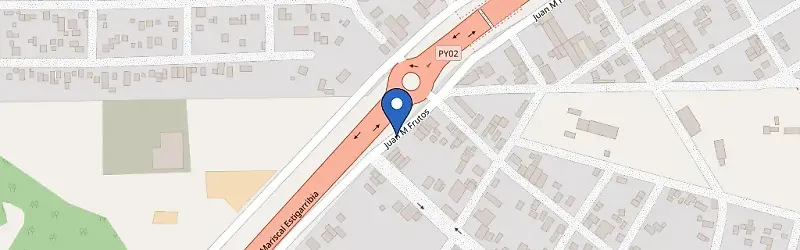 Mapa da estação Petropar San Jose