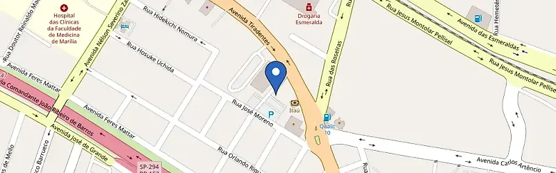 Mapa da estação Chevrolet Javep