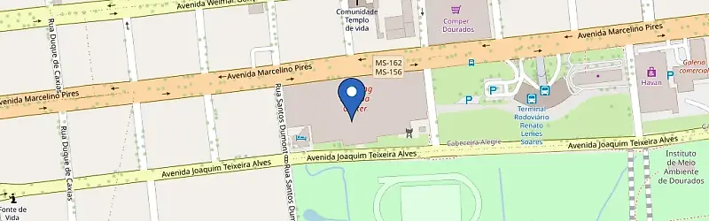 Mapa da estação Shopping Avenida