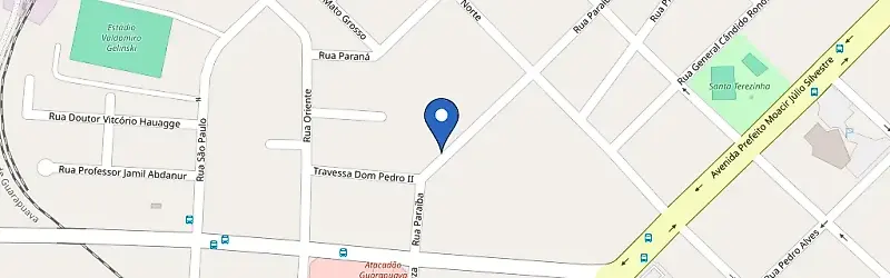 Mapa da estação Paulo Roberto Herbalife