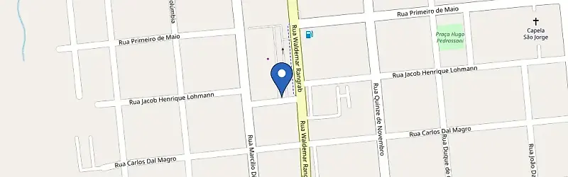 Mapa da estação Bonno Atacado E Varejo