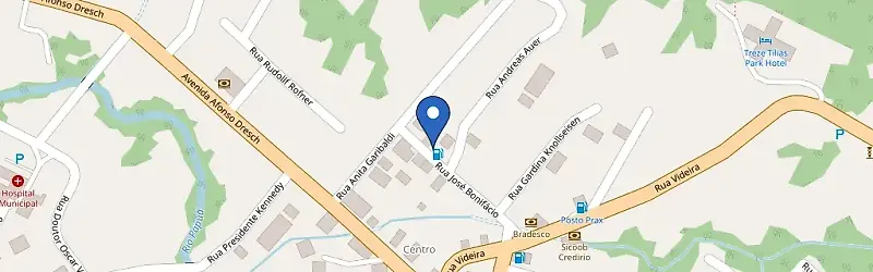Mapa da estação Posto Planeta