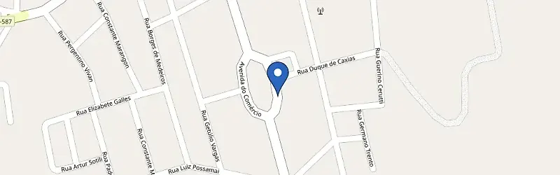 Mapa da estação Creluz Rodeio Bonito
