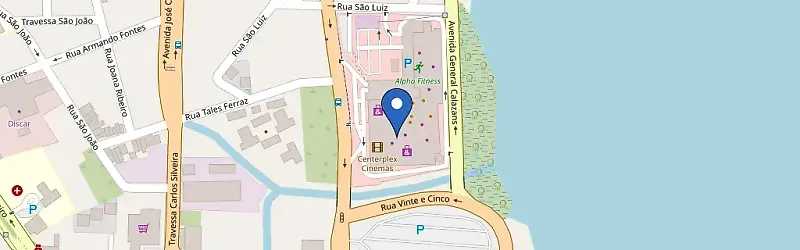 Mapa da estação Aracaju Parque Shopping