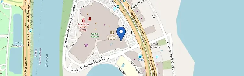 Mapa da estação BR Super Carga - Shopping RioMar
