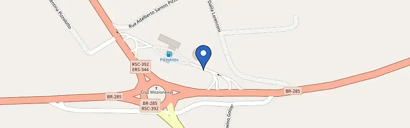 Mapa da estação Parador