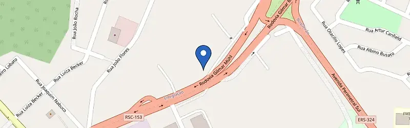Mapa da estação Diego Loss